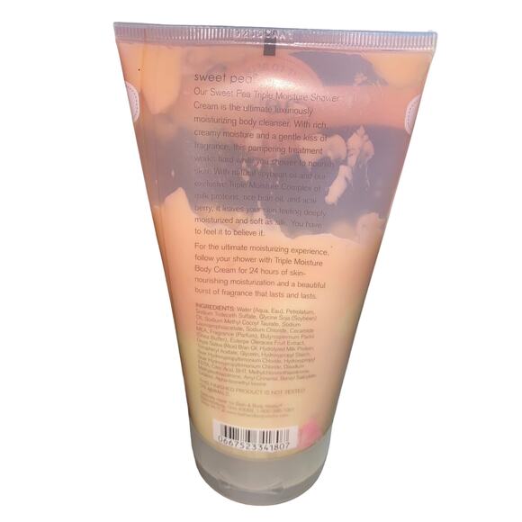 Bath & Body Works Signature Collection Sweat Pea Triple Moisture Shower Cream - Picture 4 of 4